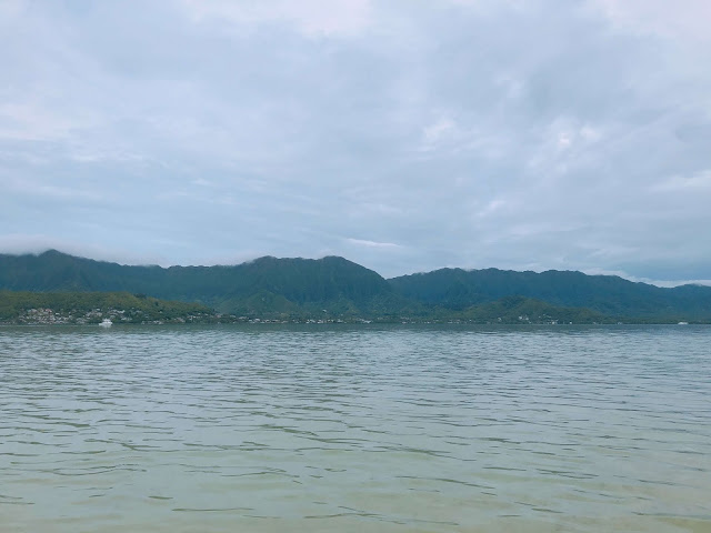 天気が悪い天国の海