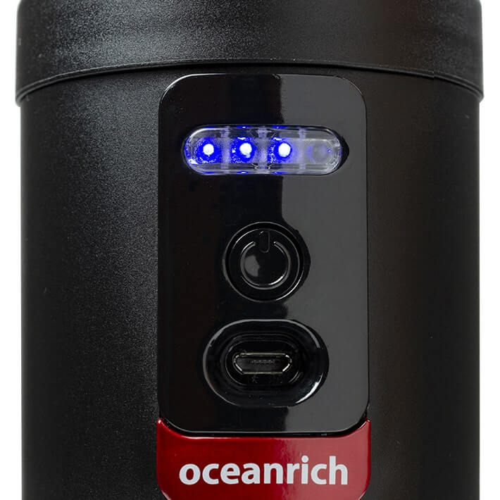 oceanrich g1の残充電ランプ