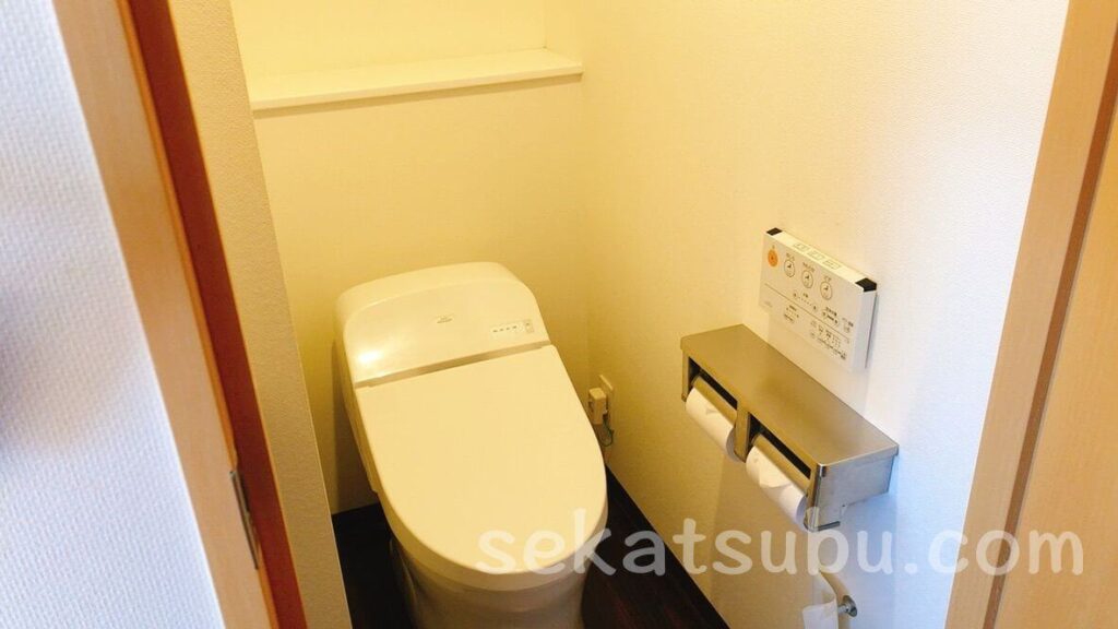 ホテルフォルツァ長崎の客室内のトイレ